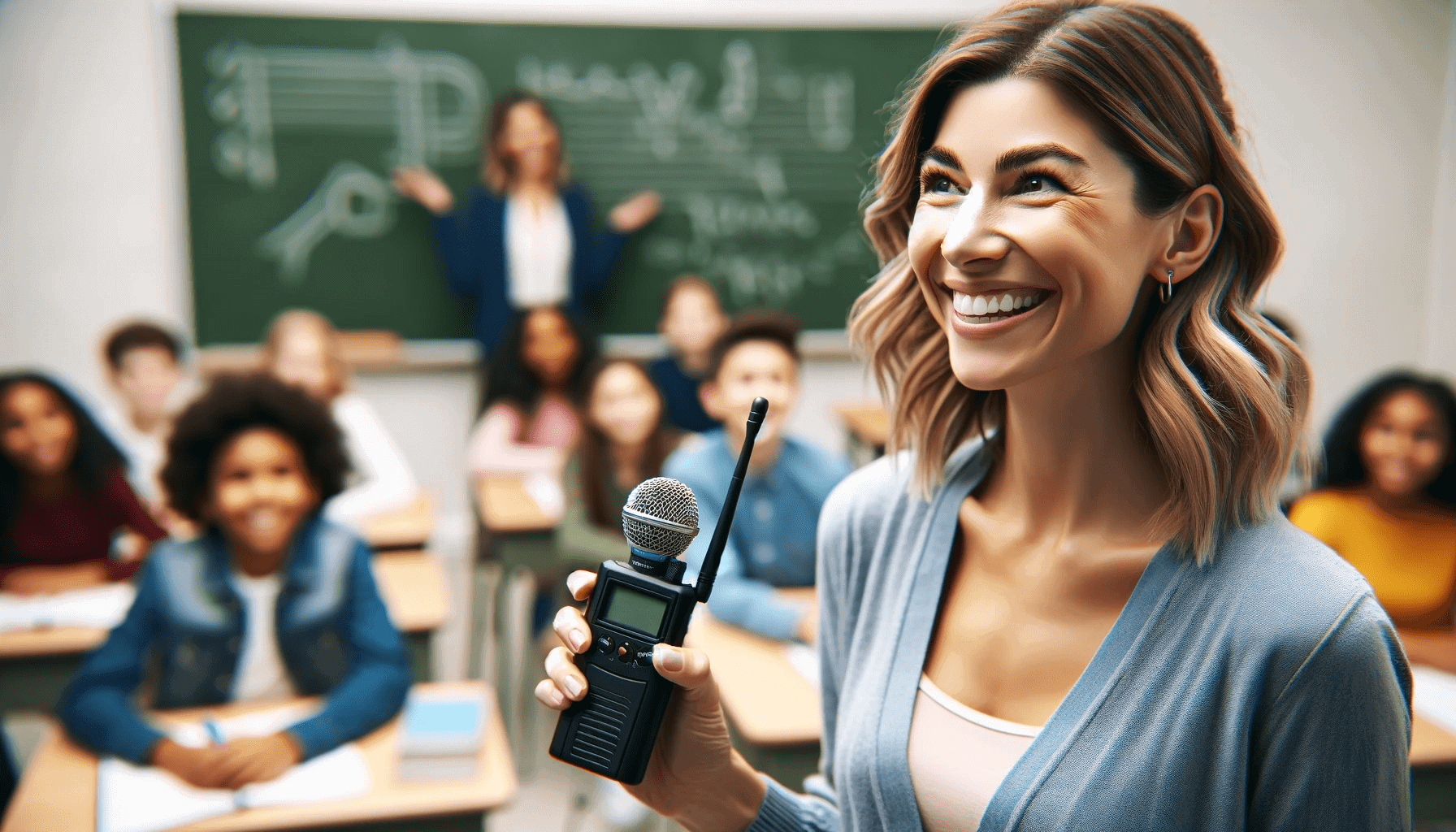 Amplificador de voz de 30 W, micrófono inalámbrico y altavoces, sistema  portátil de mano mini Pa para profesores, aula, altavoz Bluetooth  recargable