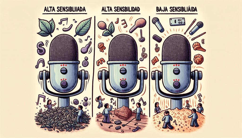 sensibilidad de un microfono